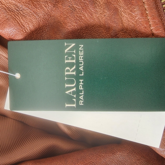 NWT Lauren by Ralph Lauren Sequoia Moto Zipper Jacket $495 MSRP - Picture 6 of 7